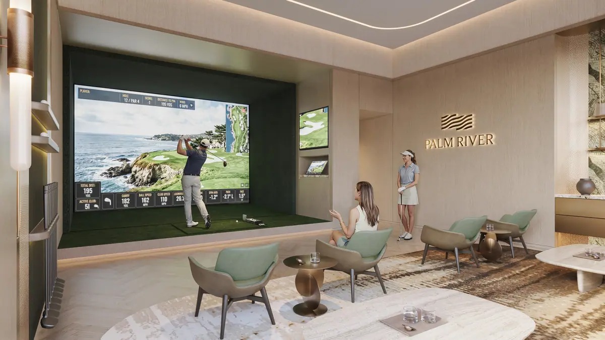 Phòng Golf 3D Palm River